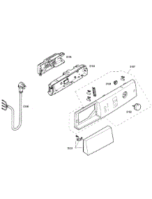 Control Panel parts for Bosch Dryer WTE86300US/06 from AppliancePartsPros.com