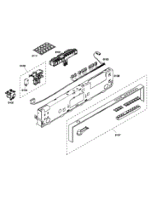 Control Assembly parts for Bosch Dishwasher SHX68P05UC/53 from AppliancePartsPros.com