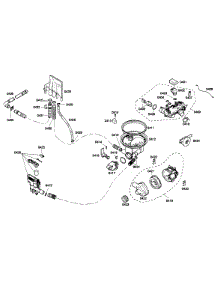 Pump Assembly parts for Bosch Dishwasher SHX68P05UC/53 from AppliancePartsPros.com