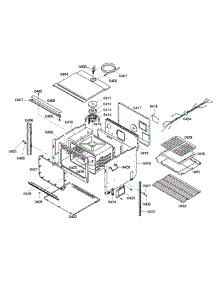 Frame parts for Bosch Wall Oven HBN646AUC/01 from AppliancePartsPros.com