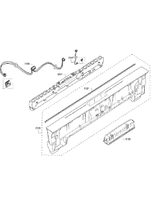Control Panel parts for Bosch Dishwasher SHXN8U55UC/07 from AppliancePartsPros.com