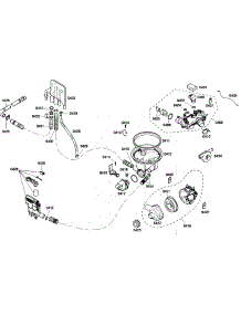 Pump Assembly parts for Bosch Dishwasher SHV68P03UC/53 from AppliancePartsPros.com