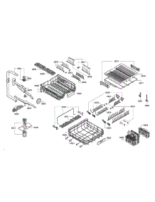 Racks  /  Spray Arm parts for Bosch Dishwasher SHX9ER55UC/01 from AppliancePartsPros.com
