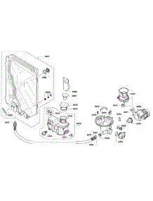 Pump Assembly parts for Bosch Dishwasher SHX68E05UC/01 from AppliancePartsPros.com