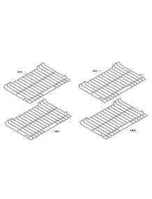 Shelves parts for Bosch Wall Oven HBL5551UC/01 from AppliancePartsPros.com