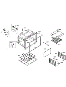 Oven Lower parts for Bosch Wall Oven HBL5660UC/09 from AppliancePartsPros.com