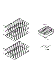 Shelfs parts for Bosch Wall Oven HBL5660UC/09 from AppliancePartsPros.com