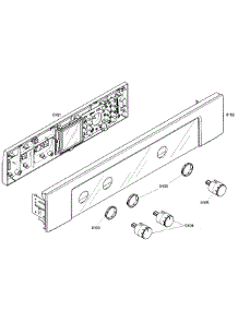 Control Panel parts for Bosch Wall Oven HBL5650UC/04 from AppliancePartsPros.com