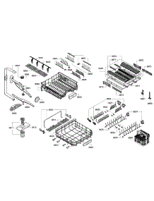 Rack parts for Bosch Dishwasher SHE9PT55UC/73 from AppliancePartsPros.com