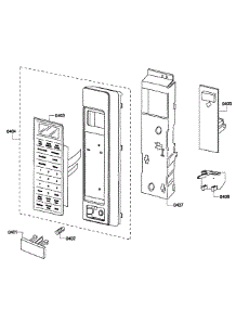Microwave Panel parts for Bosch Wall Oven HBL5760UC/06 from AppliancePartsPros.com