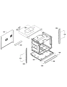 Oven Cabinet parts for Bosch Wall Oven HBL5760UC/06 from AppliancePartsPros.com