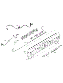 Control Panel parts for Bosch Dishwasher SHX4ATF5UC/14 from AppliancePartsPros.com