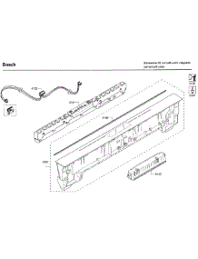 Control Panel parts for Bosch Dishwasher SHX68T56UC/07 from AppliancePartsPros.com