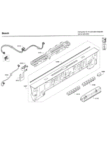Control Panel parts for Bosch Dishwasher SHX65T55UC/09 from AppliancePartsPros.com