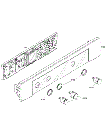 Control Panel parts for Bosch Wall Oven HBL5650UC/02 from AppliancePartsPros.com