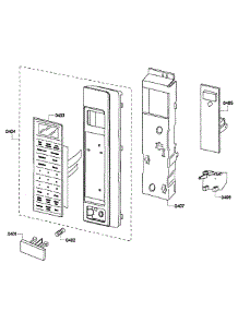 Microwave Panel parts for Bosch Wall Oven HBL5760UC/05 from AppliancePartsPros.com