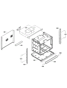 Oven Cabinet parts for Bosch Wall Oven HBL5760UC/05 from AppliancePartsPros.com