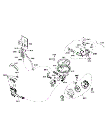 Pump parts for Bosch Dishwasher SHE42L16UC/47 from AppliancePartsPros.com