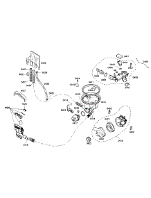 Pump parts for Bosch Dishwasher SHE43C05UC/47 from AppliancePartsPros.com