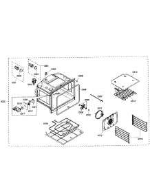 Oven Upper parts for Bosch Wall Oven HBL5660UC/01 from AppliancePartsPros.com