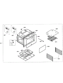 Oven Lower parts for Bosch Wall Oven HBL5660UC/01 from AppliancePartsPros.com