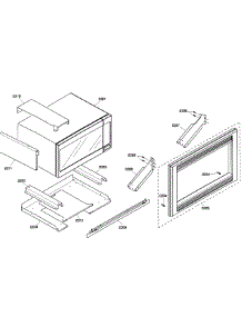 Microwave Framing parts for Bosch Wall Oven HBL5750UC/03 from AppliancePartsPros.com