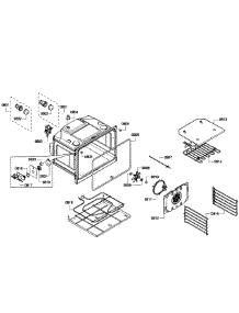 Oven Assembly parts for Bosch Wall Oven HBL5750UC/03 from AppliancePartsPros.com