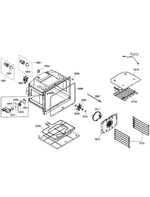 Upper Oven parts for Bosch Wall Oven HBL5620UC/02 from AppliancePartsPros.com
