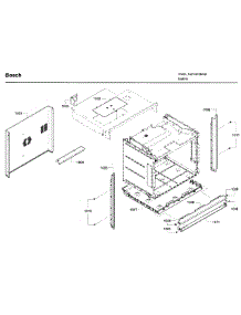 Frame parts for Bosch Wall Oven HBL5760UC/09 from AppliancePartsPros.com