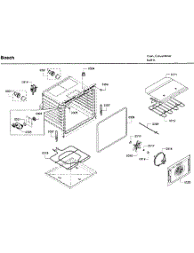 Inner Parts parts for Bosch Wall Oven HBN8651UC/02 from AppliancePartsPros.com