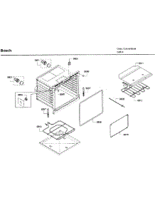 Inner Parts 2 parts for Bosch Wall Oven HBN8651UC/02 from AppliancePartsPros.com