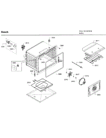 Inner Parts parts for Bosch Wall Oven HBL5451UC/03 from AppliancePartsPros.com
