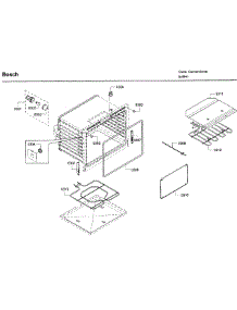 Inner Parts parts for Bosch Wall Oven HBL5351UC/03 from AppliancePartsPros.com
