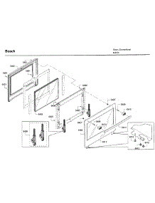 Door parts for Bosch Wall Oven HBL5351UC/03 from AppliancePartsPros.com