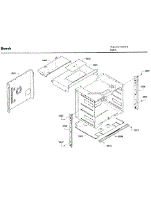 Frame parts for Bosch Wall Oven HBL5351UC/03 from AppliancePartsPros.com