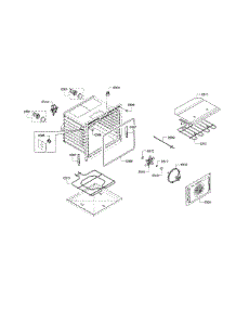 Cavity parts for Bosch Wall Oven HBN5451UC/01 from AppliancePartsPros.com