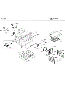 Inner Parts parts for Bosch Wall Oven HBL5620UC/09 from AppliancePartsPros.com