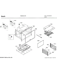 Inner Parts 2 parts for Bosch Wall Oven HBL5620UC/09 from AppliancePartsPros.com