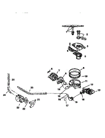 Motor  /  Valve parts for Bosch Dishwasher SMU3036 from AppliancePartsPros.com