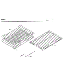 Rack parts for Bosch Wall Oven HBL8461UC/02 from AppliancePartsPros.com