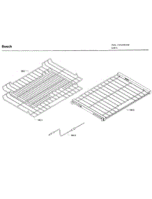 Rack parts for Bosch Wall Oven HBL8751UCC/03 from AppliancePartsPros.com