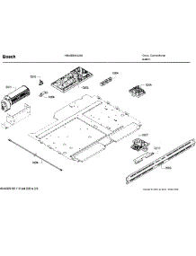 Latch 1 parts for Bosch Wall Oven HBL5650UC/08 from AppliancePartsPros.com