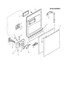 Door Assembly parts for Bosch Dishwasher SHU5314 from AppliancePartsPros.com
