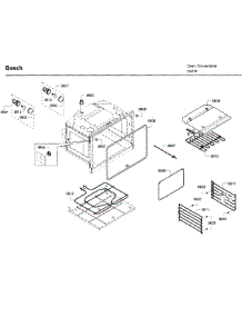 Inner Parts 2 parts for Bosch Wall Oven HBL5650UC/09 from AppliancePartsPros.com