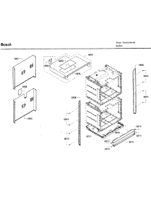 Frame Asy parts for Bosch Wall Oven HBL5650UC/09 from AppliancePartsPros.com