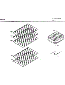 Rack Asy parts for Bosch Wall Oven HBL5650UC/09 from AppliancePartsPros.com