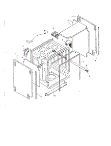 Tank Assembly parts for Bosch Dishwasher SHU5315 from AppliancePartsPros.com