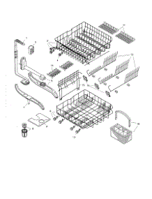 Racks parts for Bosch Dishwasher SHU5315 from AppliancePartsPros.com