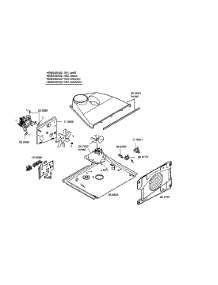 Fan Motor  /  Air Channel parts for Bosch Wall Oven HBN5420/02 from AppliancePartsPros.com