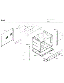 Frame parts for Bosch Wall Oven HBL5750UC/09 from AppliancePartsPros.com